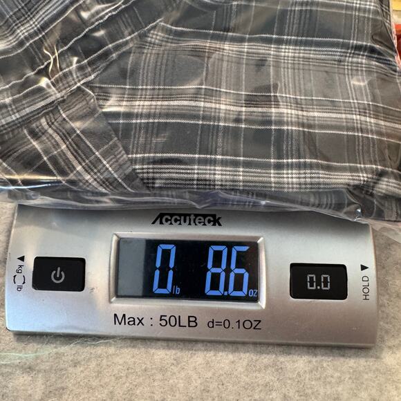 Levi's Western Pearl Snap Long Sleeve Shirt Mens XXL Gray Plaid Cotton - Picture 13 of 13